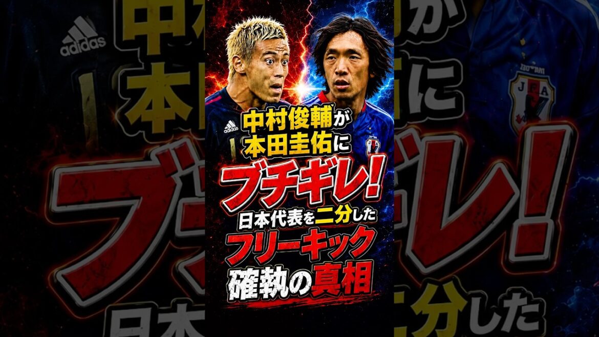 中村俊輔が本田圭佑にブチギレ！日本代表を二分したフリーキック確執の真相 #久保建英 #W杯 #サッカー日本代表  中村俊輔 #本田圭佑 #三笘薫