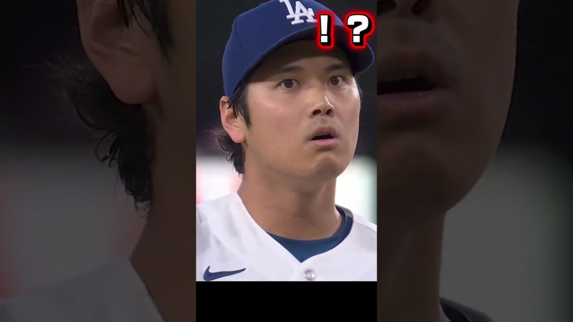 びっくりする大谷翔平