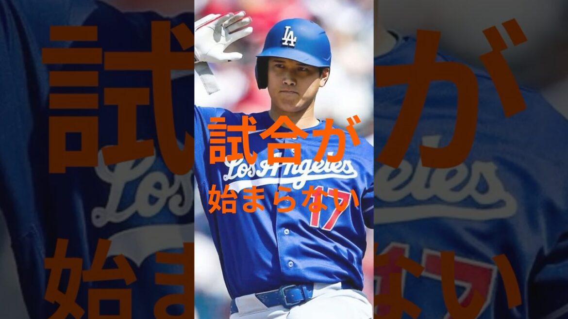 【大谷翔平、試合開始できない】 #大谷翔平 #shoheiohtani #ドジャース #dodgers #dodgers #メジャーリーグ #mlb