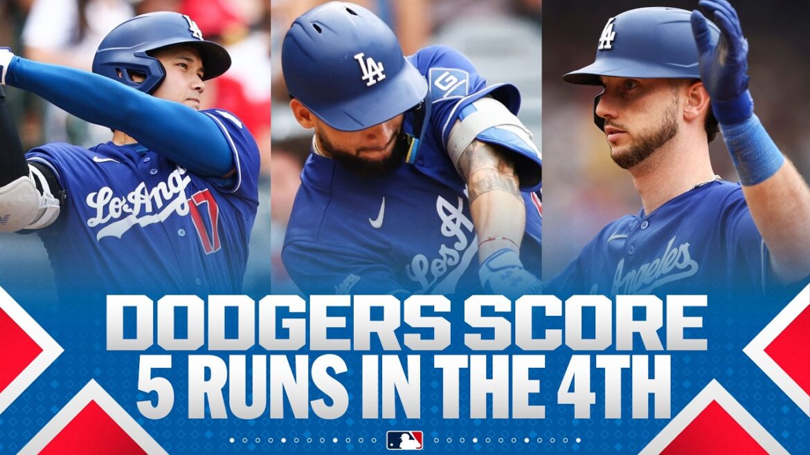 5-RUN FUN! Shohei Ohtani, Andy Pages and Kyle Tucker power the Dodgers offense in the 4th 😮💨