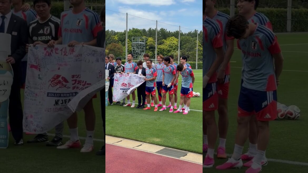 #長友佑都 & #吉田麻也 でセレモニー #FIFAワールドカップ 2026へ代表合宿スタート #長友佑都 & #吉田麻也 でセレモニー #FIFAワールドカップ 2026へ代表合宿スタート
