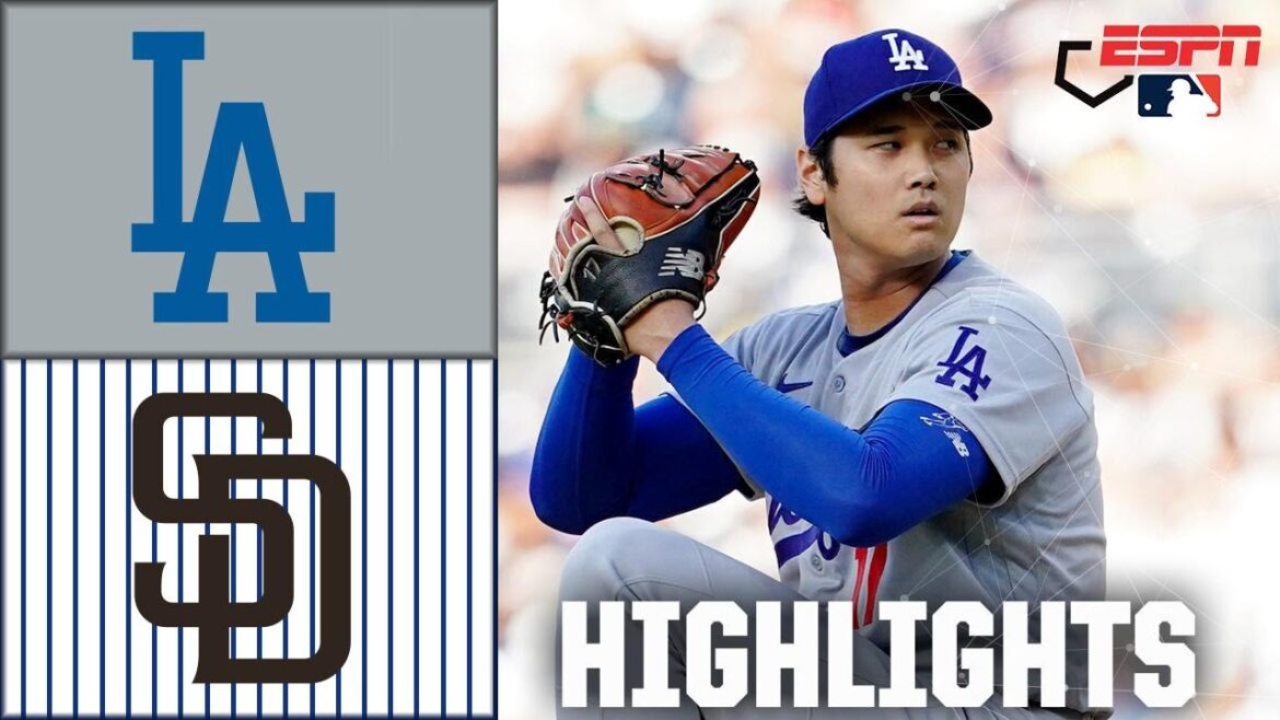 SHOHEI OHTANI FIRST-PITCH HR! Los Angeles Dodgers-San Diego Padres | Full Game Highlights | ESPN MLB