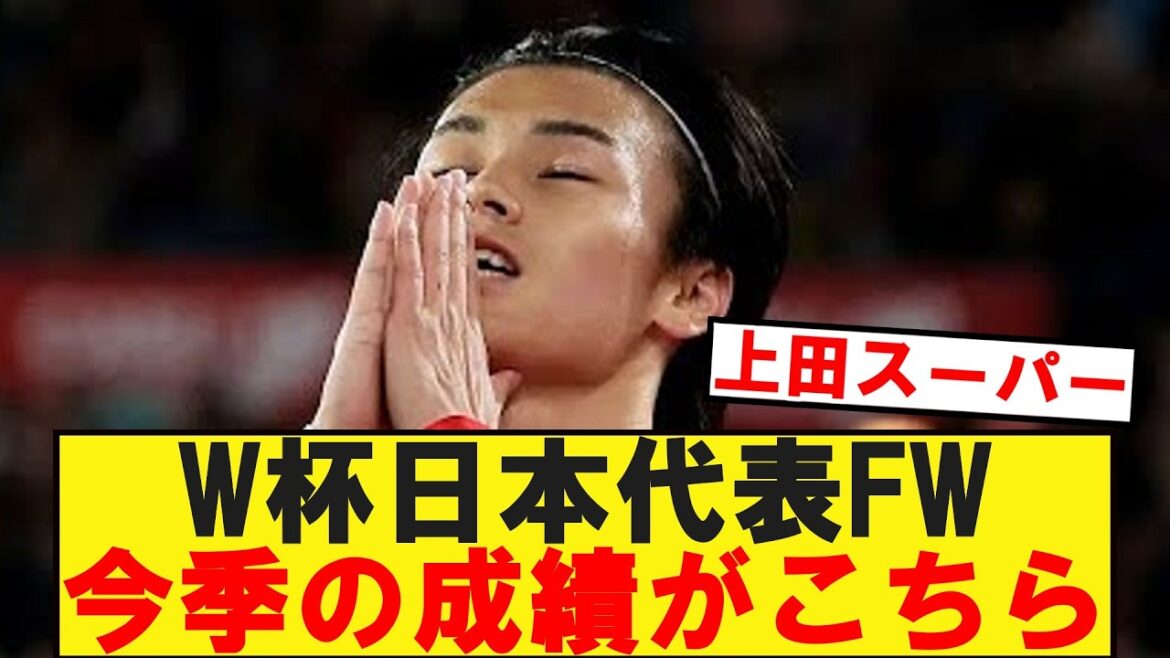 W杯日本代表FW陣今季の成績がバグるwwww