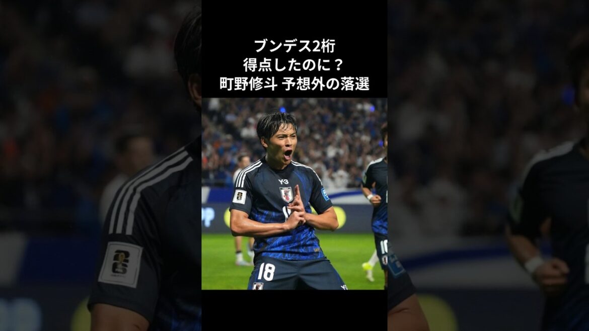 ブンデス2桁得点したのに？予想外の落選　#町野修斗 #北中米w杯 #サッカー日本代表 #森保japan #湘南ベルマーレ #忍者