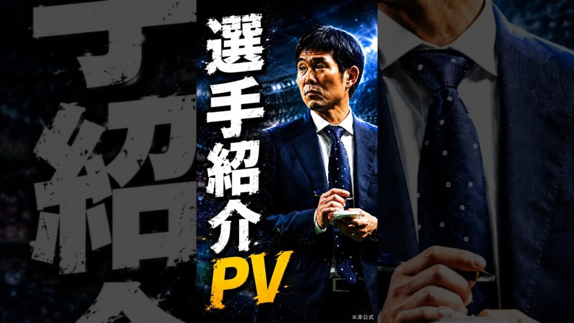 W杯2026サッカー日本代表メンバー紹介PV【非公式】