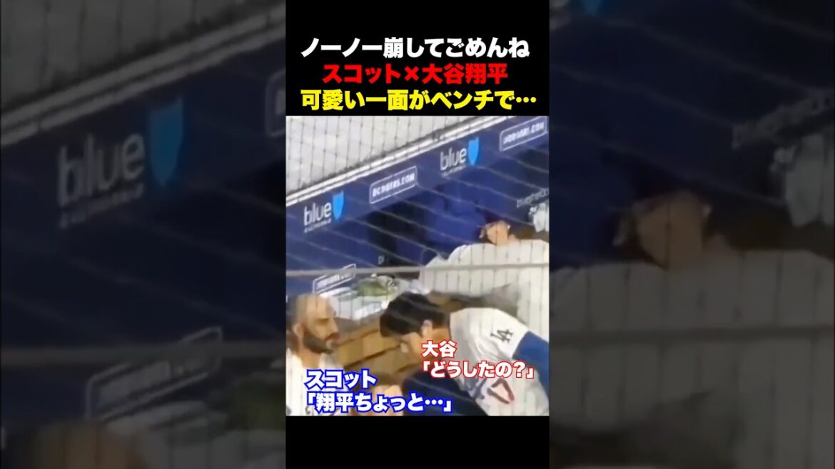 スコットが大谷翔平に謝罪…ノーノー崩してごめんね💦