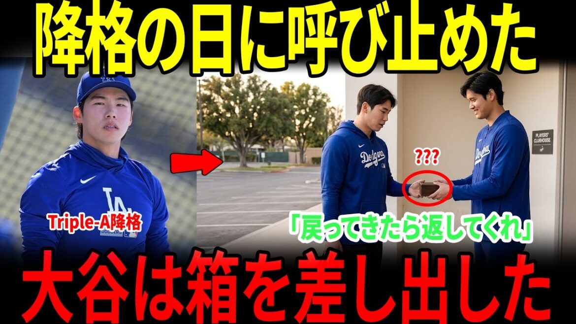 【感動】【大谷翔平】荷物をまとめるキムを大谷翔平が呼び止めた…その時手渡された“ある物”に誰もが言葉を失った【海外の反応】