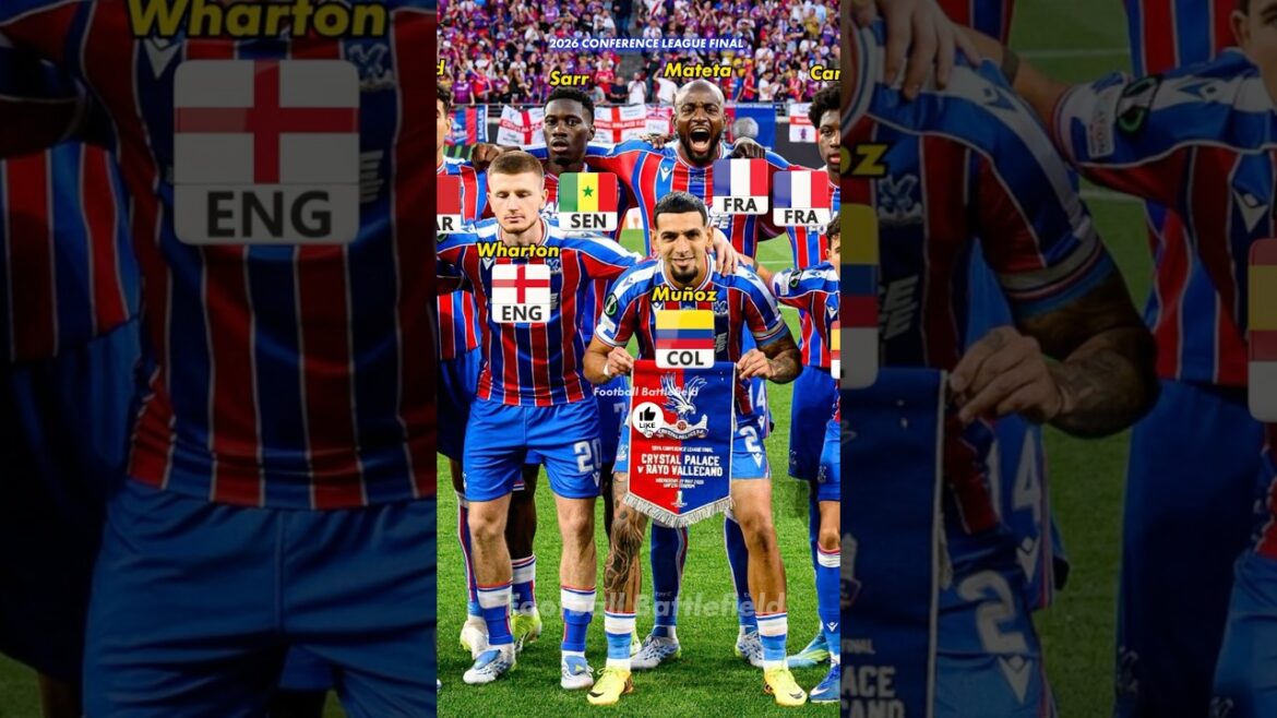 Crystal Palace squad vs Rayo Vallecano Final Conference League 2026🔥Nations❤️#footballshorts Crystal Palace squad vs Rayo Vallecano Final Conference League 2026🔥Nations❤️#footballshorts