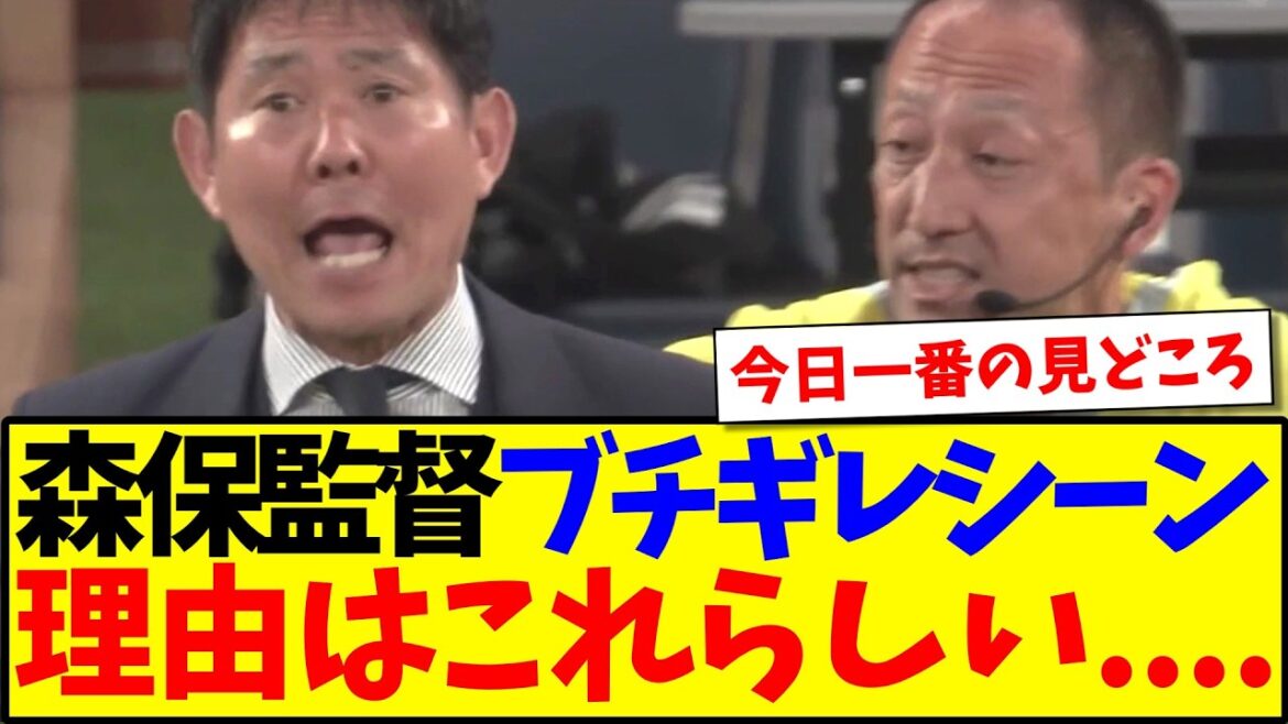 【速報】森保監督のブチギレシーン、理由はどうやらこれらしい… 【速報】森保監督のブチギレシーン、理由はどうやらこれらしい...