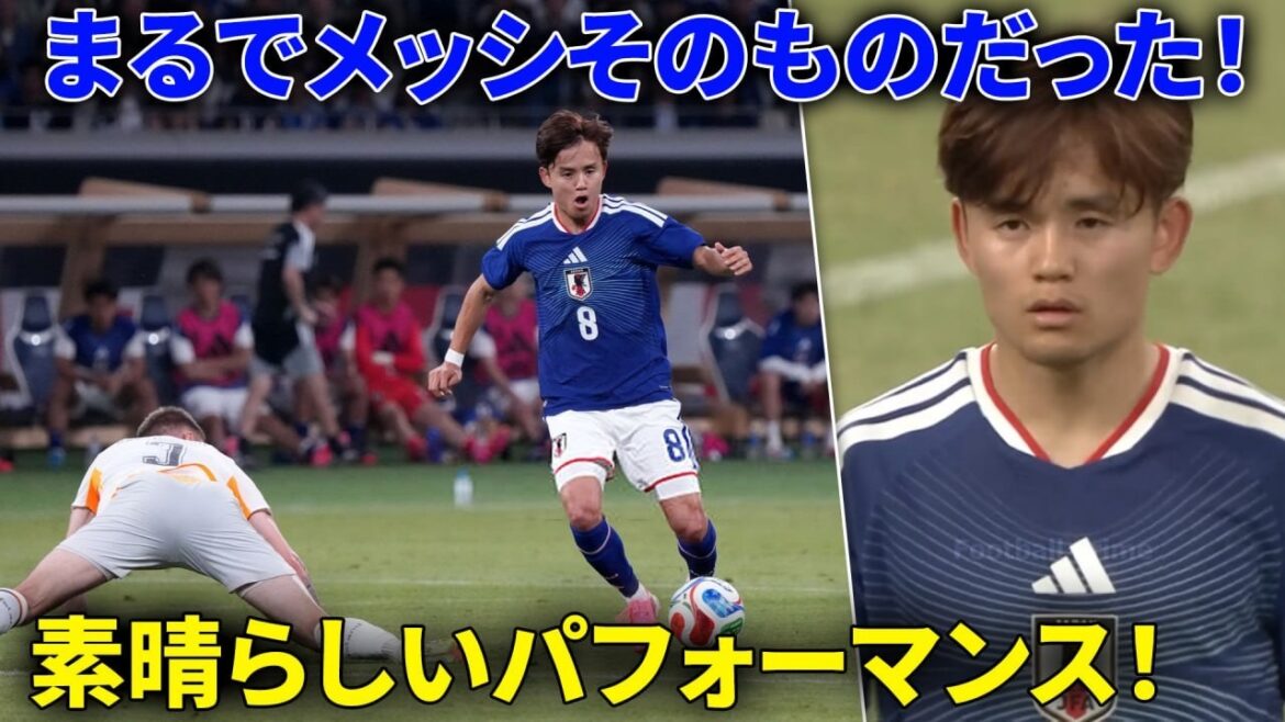【久保建英 vs アイスランド】久保建英が見事なパフォーマンス！日本代表のメッシと称されても不思議ではない！