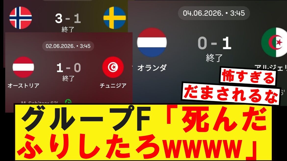 グループF「死んだふりしたろwww」