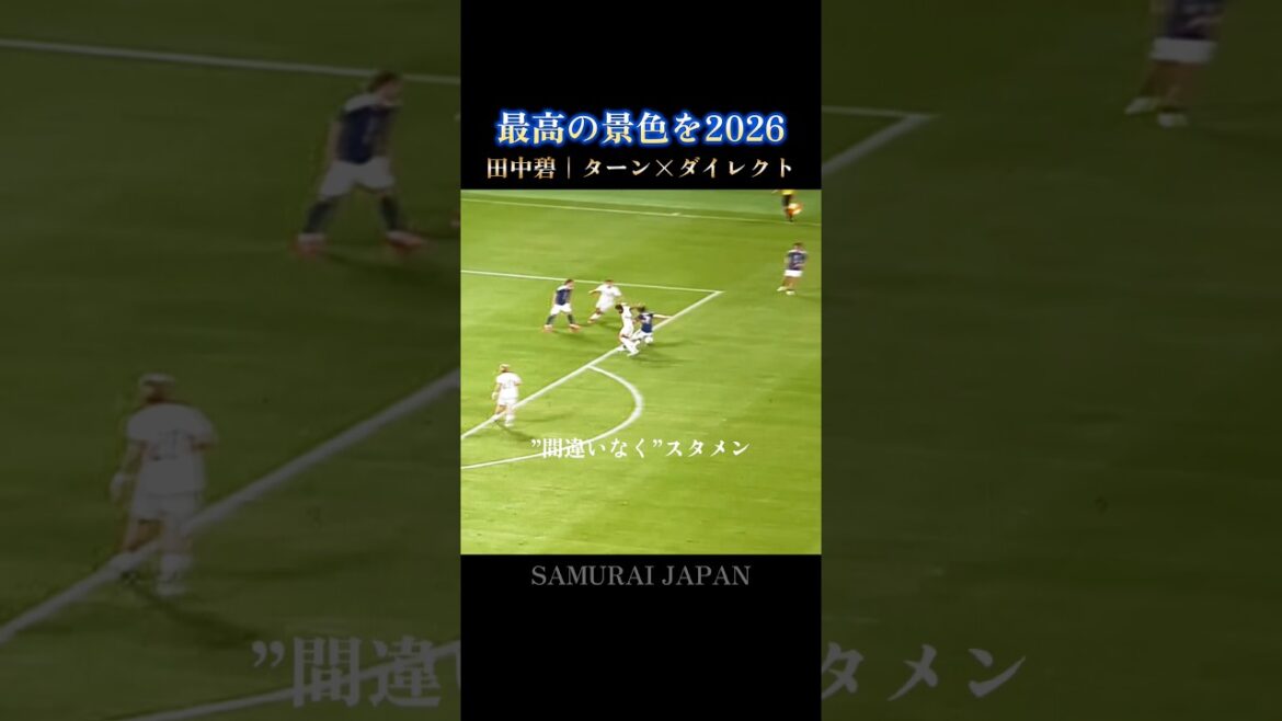 最高の景色を🇯🇵鎌田はシャドウで田中がボランチ #日本代表 #w杯