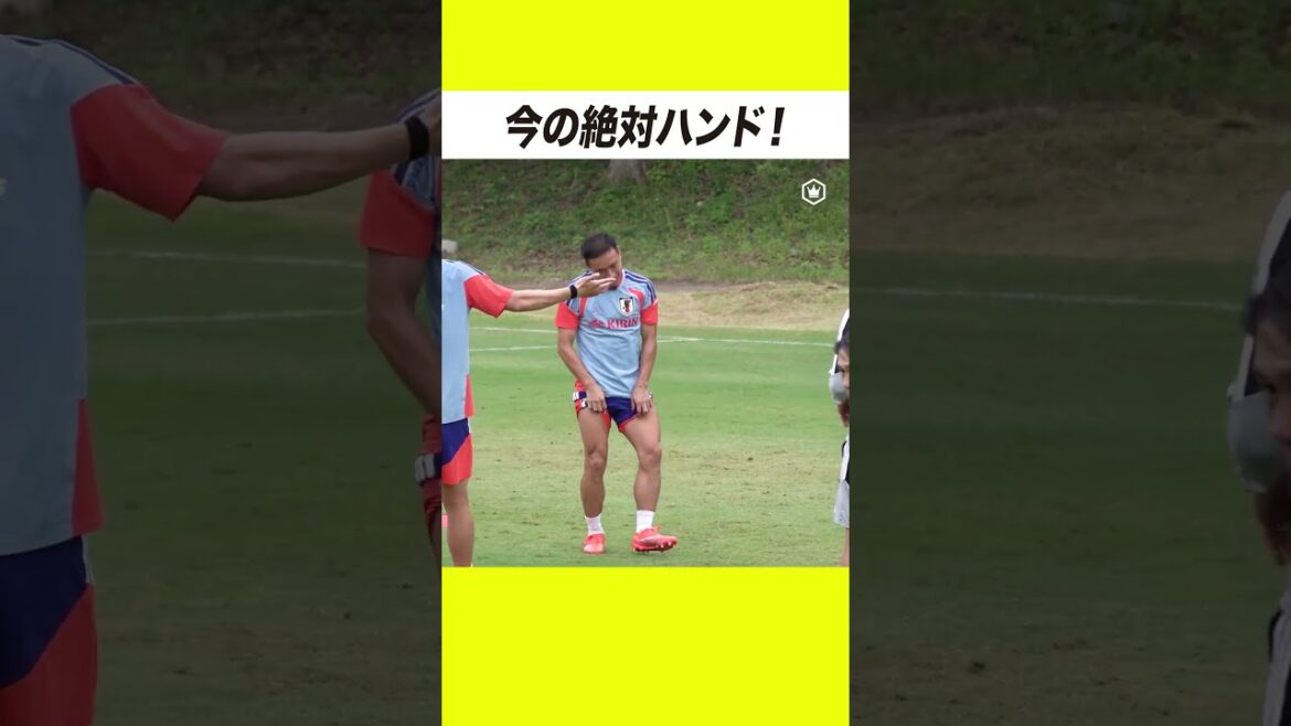 小川航基のハンド疑惑に…長友佑都「今のは絶対よ！」