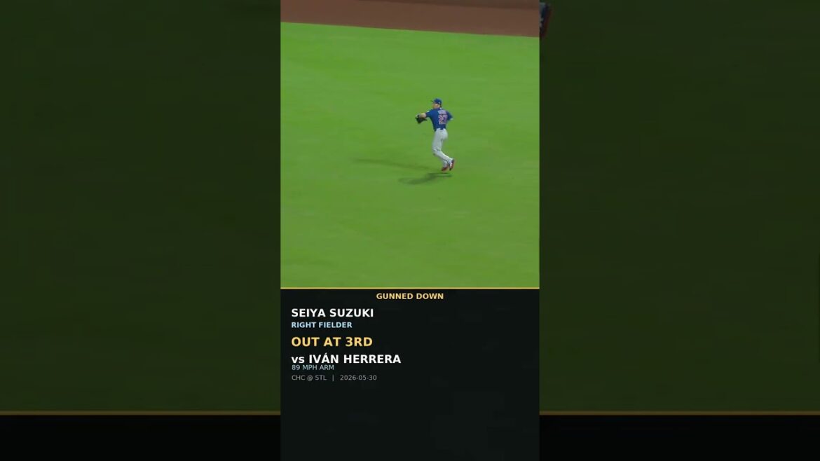 Don’t Run on Seiya Suzuki. Just Don’t. | Outfield Assist of the Week