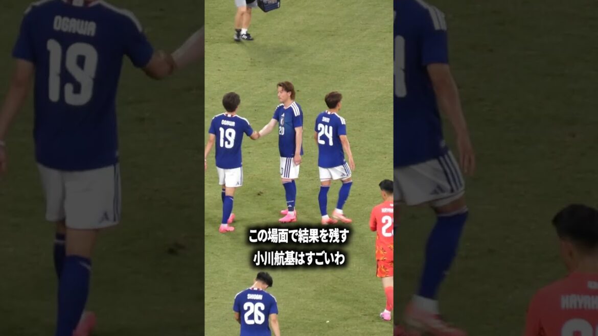 小川航基は2戦目でカギになる 小川航基は2戦目でカギになる