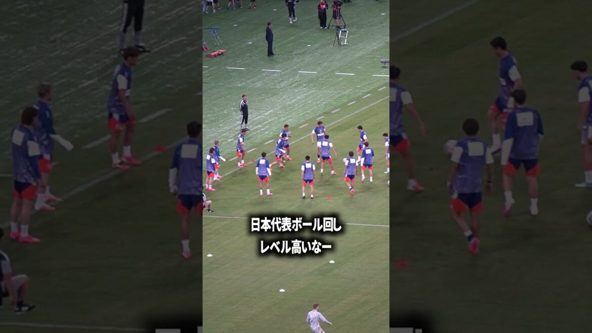 日本代表ボール回しレベル高