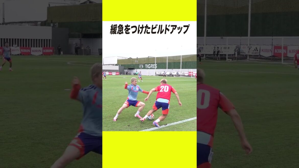 堂安律と前田大然が至近距離でマッチアップ💥