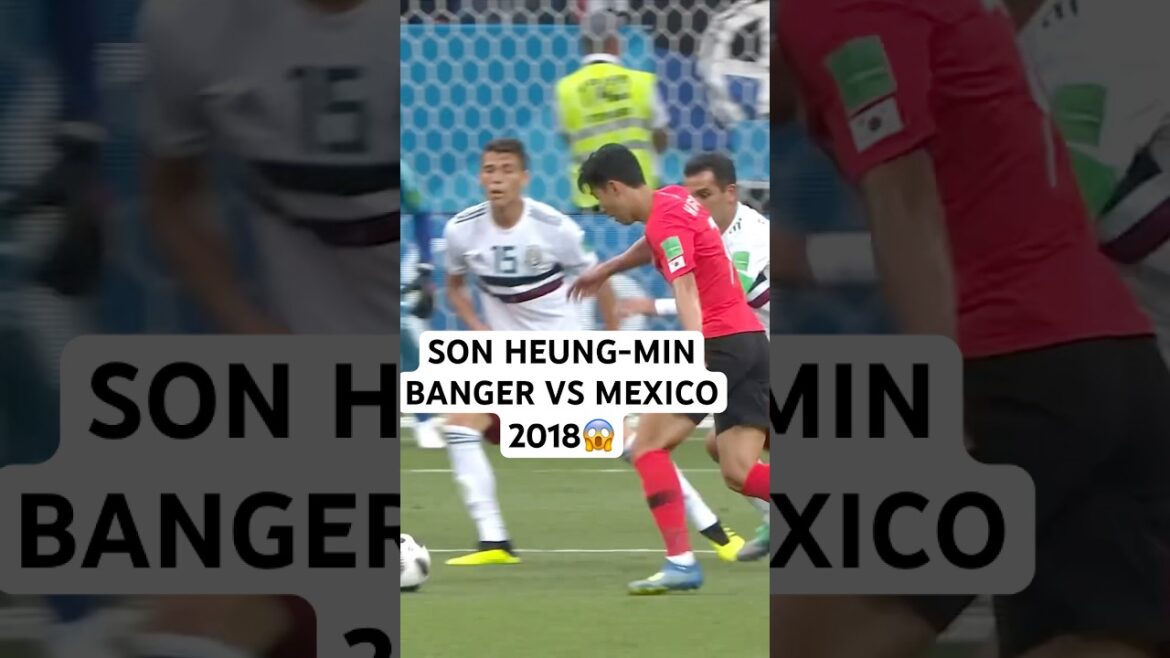 Son Heung-Min vs Memo Ochoa 2018 legendary goal!⚽️