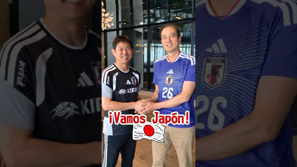 La Selección Japonesa está muy contenta por el apoyo y cariño de los mexicanos 🇲🇽 !!