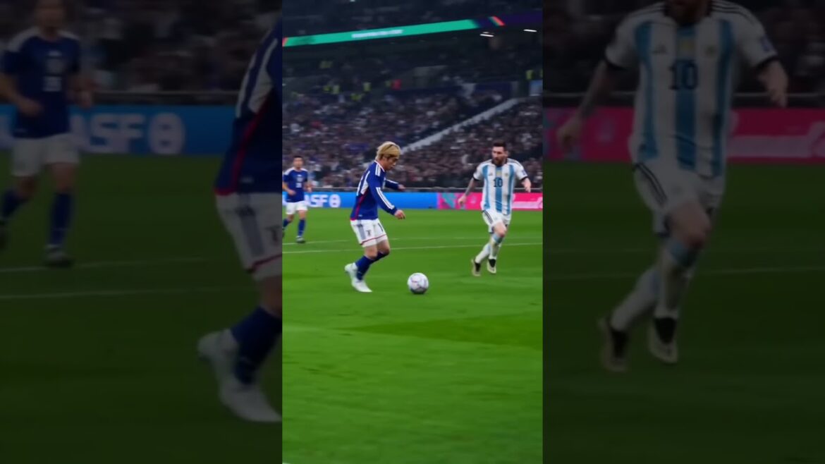 ⚡️イナズマ純也 vs メッシ 🇦🇷Junya Ito vs Messi