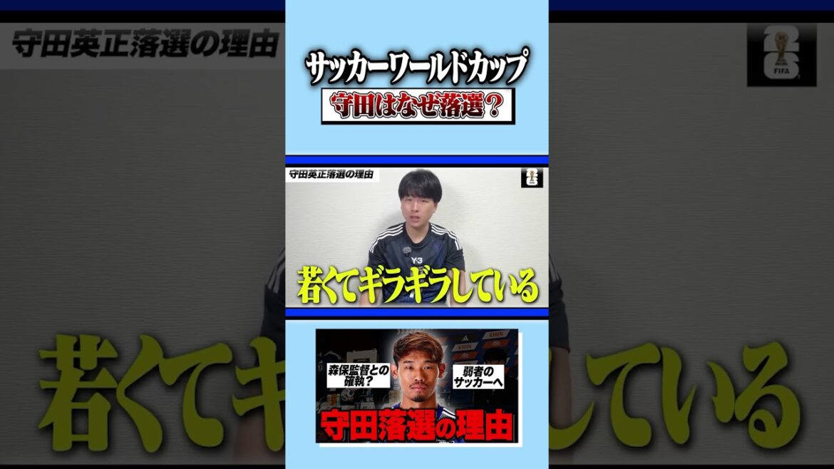 若くてギラギラした攻撃陣が選ばれた理由と守田選手の不選出の背景#サッカー #サッカー日本代表 #ワールドカップ #サッカー