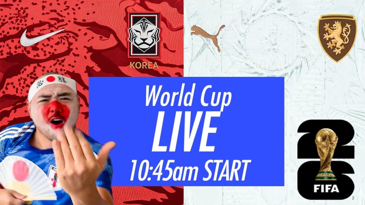 【ライブ配信】韓国対チェコ【ワールドカップ2026】 【ライブ配信】韓国対チェコ【ワールドカップ2026】