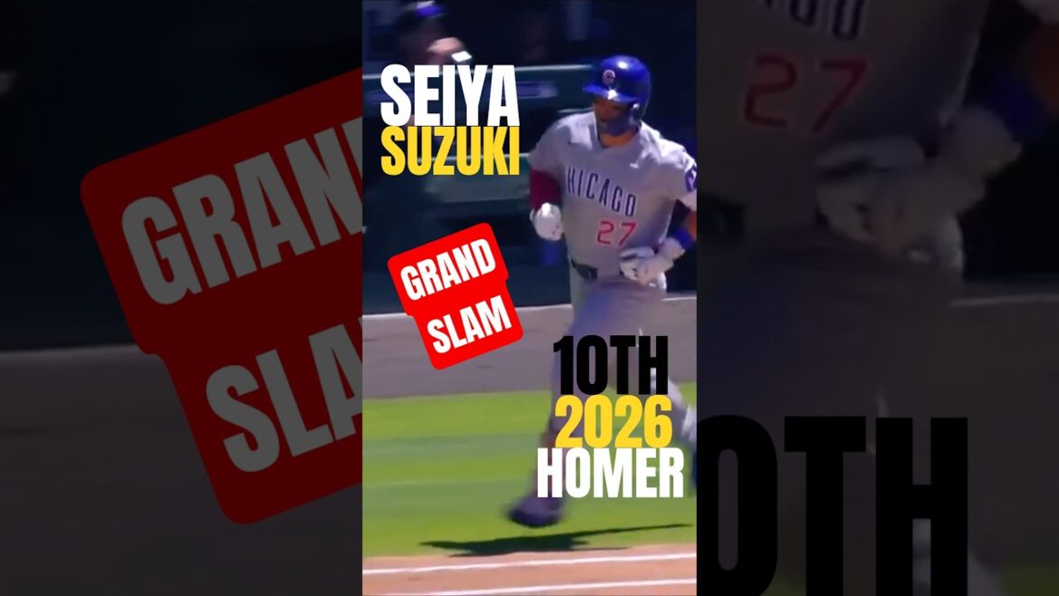 🚨 SEIYA SUZUKI CLEARS BASES‼️ 💥💣⚾ | GRAND SLAM 😱 鈴木誠也覚醒 🐻🇯🇵 #shorts #baseball #highlights