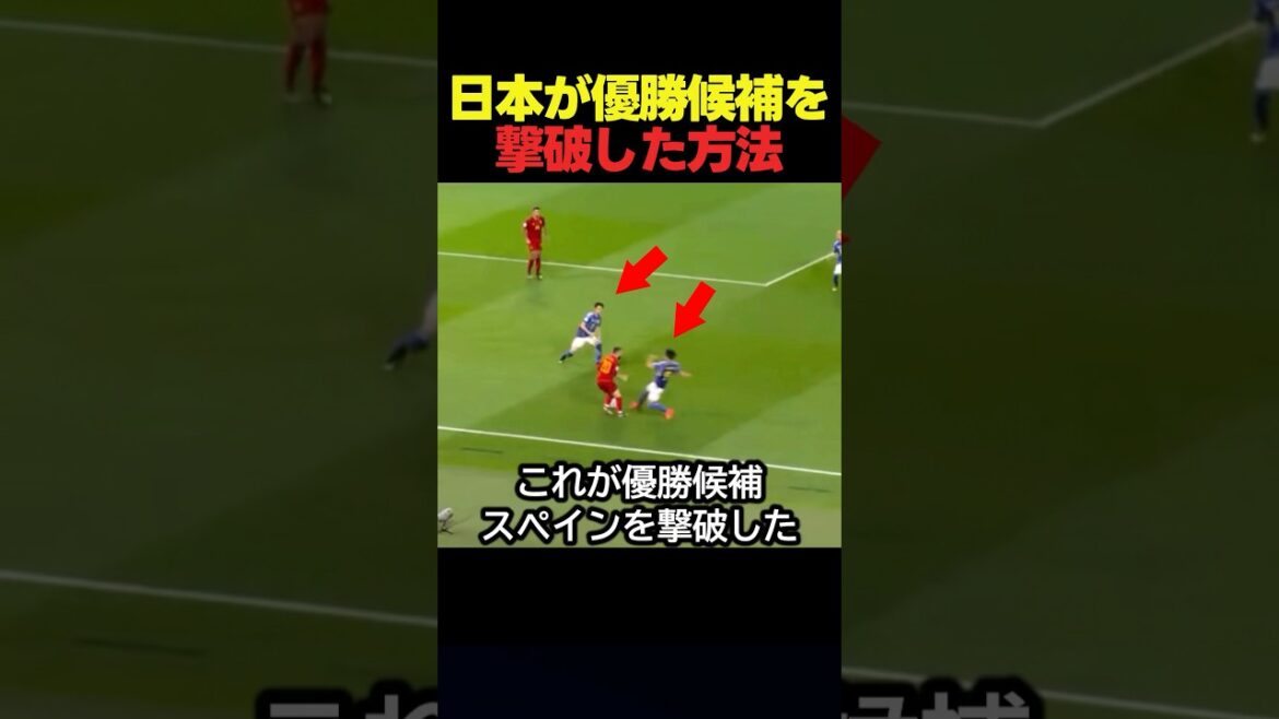 サッカー日本代表が前W杯でスペインを撃破した方法 #サッカー