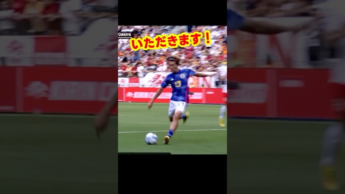 電光石火カウンターだ！久保建英、中村敬斗が走り毎熊、古橋亨悟との連動を決めワールドカップ優勝を狙うカウンター！ #サッカー #fifaワールドカップ