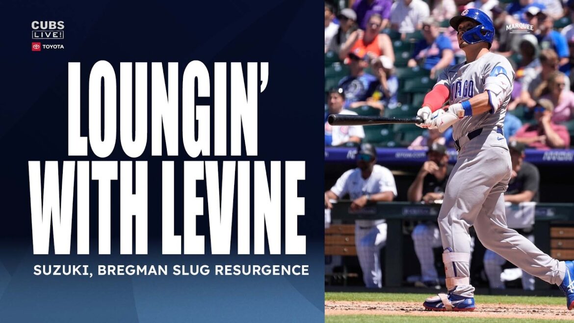 SEIYA SUZUKI & ALEX BREGMAN: Finding SLUG 💥 | Cubs Live! (Loungin’ with Levine 😎)