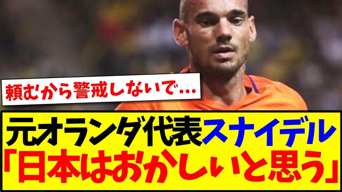 【悲報】スナイデルさん日本を警戒して「おかしいとすら思う」 【悲報】スナイデルさん日本を警戒して「おかしいとすら思う」