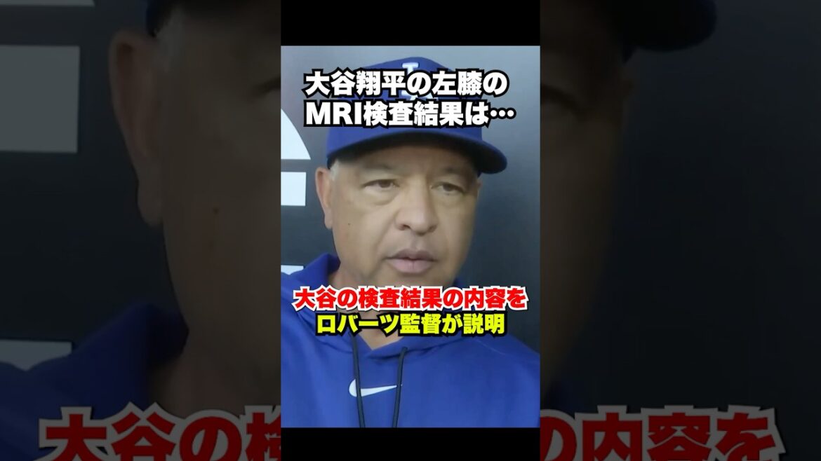 最新情報 大谷翔平のMRI検査内容と起用法をロバーツ監督が語る🔥