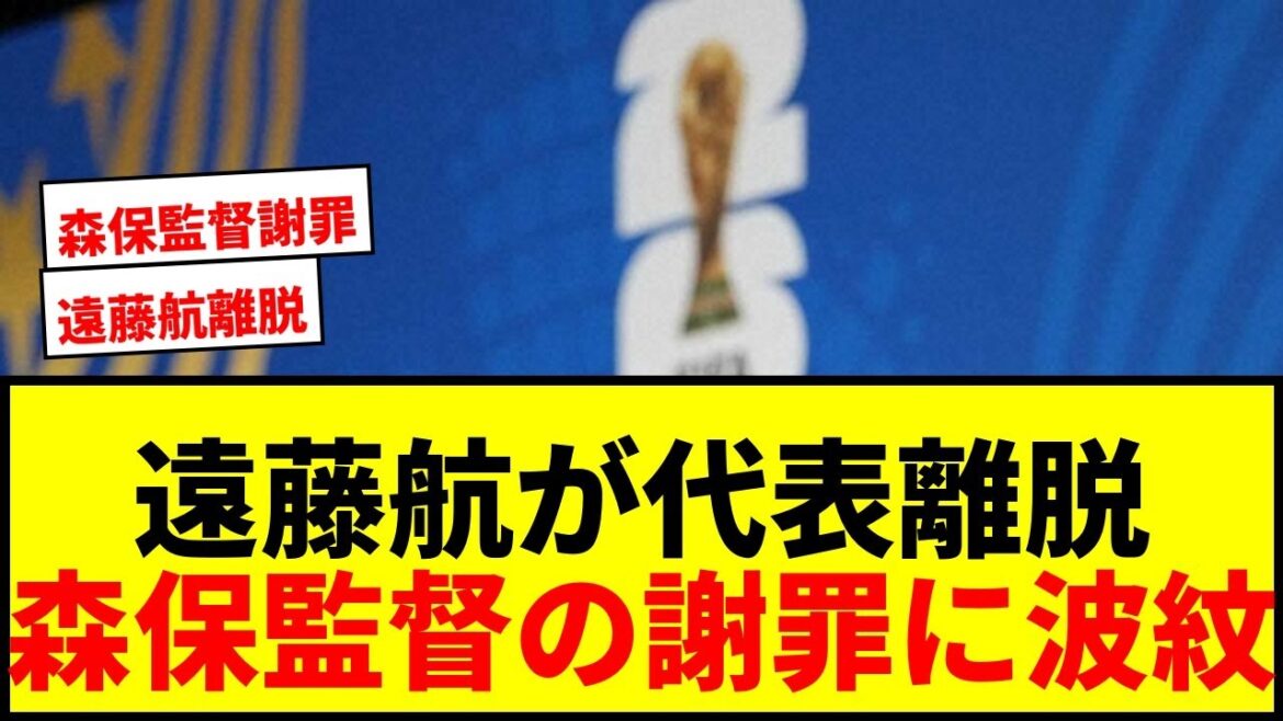 【W杯】遠藤航、森保監督の謝罪に「傷つけた」発言で代表離脱の真相が明らかに! 【W杯】遠藤航、森保監督の謝罪に「傷つけた」発言で代表離脱の真相が明らかに!