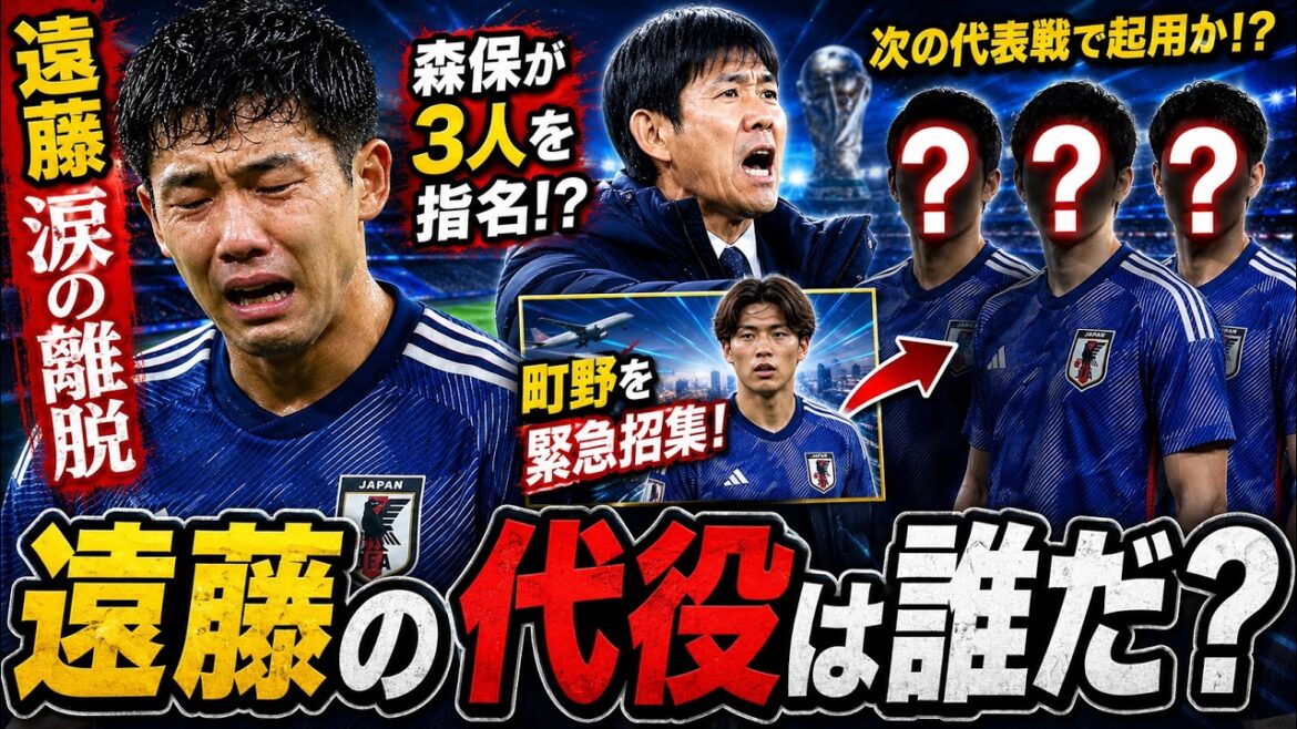 町野が北米へ出発!遠藤不在の中、森保は中盤をどう変える?ワールドカップ開幕直前の驚きの決断! 町野が北米へ出発!遠藤不在の中、森保は中盤をどう変える?ワールドカップ開幕直前の驚きの決断!
