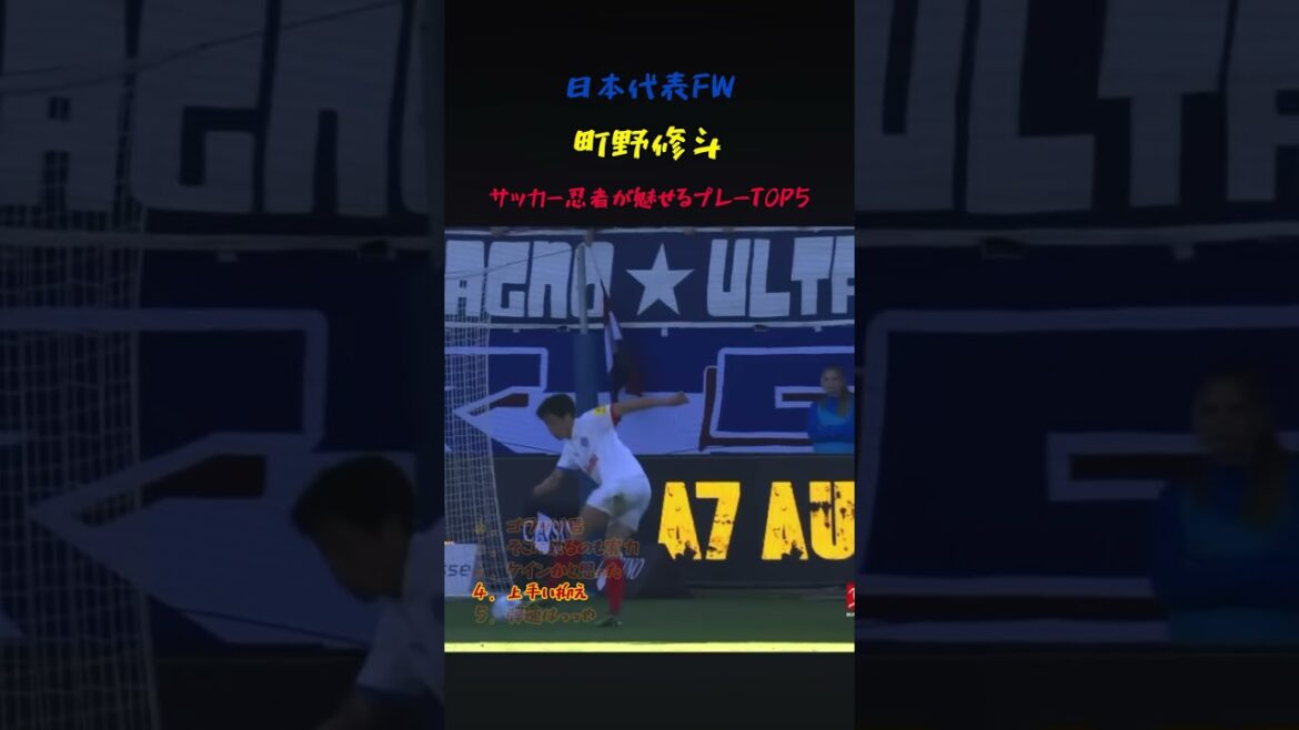 日本代表FW町野修斗の不安を払拭する忍者的プレー5選 #サッカー #ワールドカップ