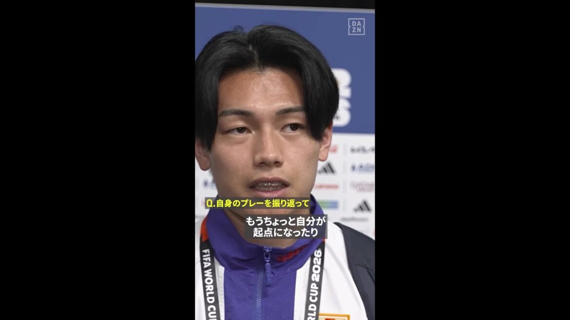 🇯🇵上田綺世「もうちょっと自分が起点になれていれば」オランダ戦試合後インタビュー🎙️ 🇯🇵上田綺世「もうちょっと自分が起点になれていれば」オランダ戦試合後インタビュー🎙️