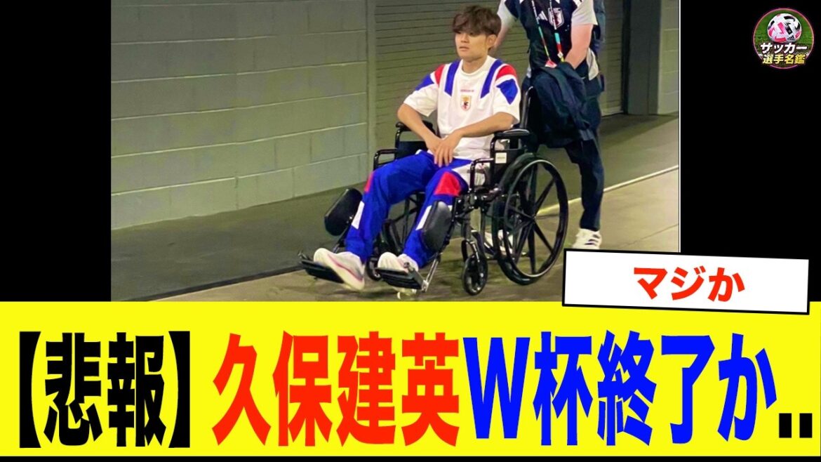 「左膝の内側靭帯が…」久保建英、緊急事態…【サッカー日本代表】【オランダ】【W杯】 「左膝の内側靭帯が...」久保建英、緊急事態...【サッカー日本代表】【オランダ】【W杯】