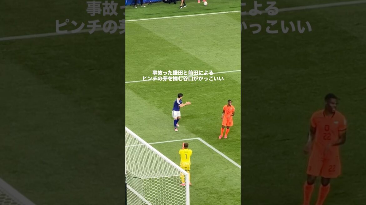 オランダ戦での谷口彰悟のナイスディフェンス！！！ #サッカー #サッカー日本代表 #谷口彰悟 #ワールドカップ