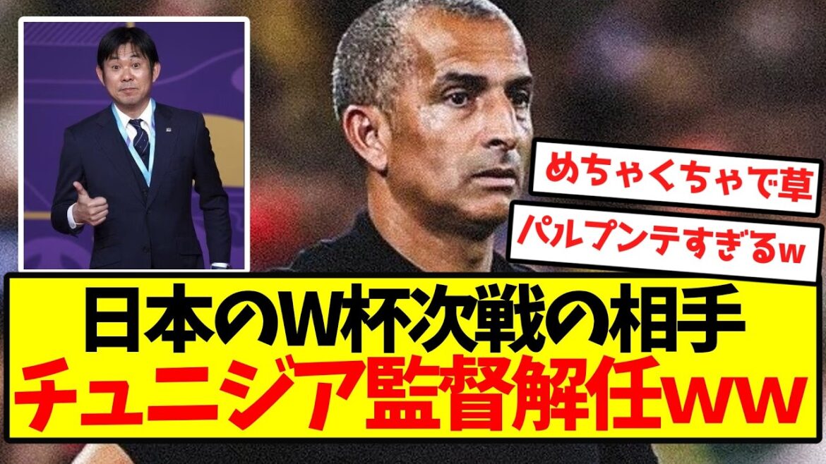 【解任ブースト】日本のW杯対戦国チュニジア、監督を電撃解任wwwwwwwwwww 【解任ブースト】日本のW杯対戦国チュニジア、監督を電撃解任wwwwwwwwwww