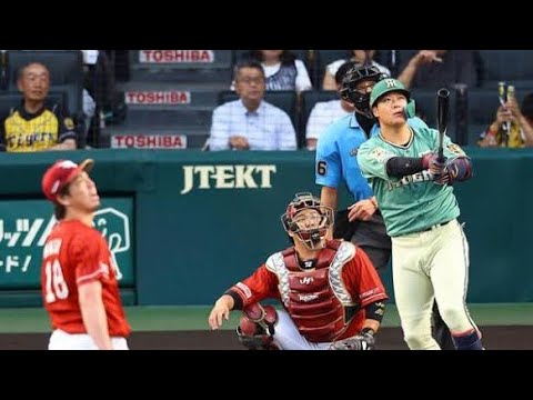 大山悠輔が甲子園今季初アーチ!マエケン撃ちの8号2ランで阪神を勢いづける