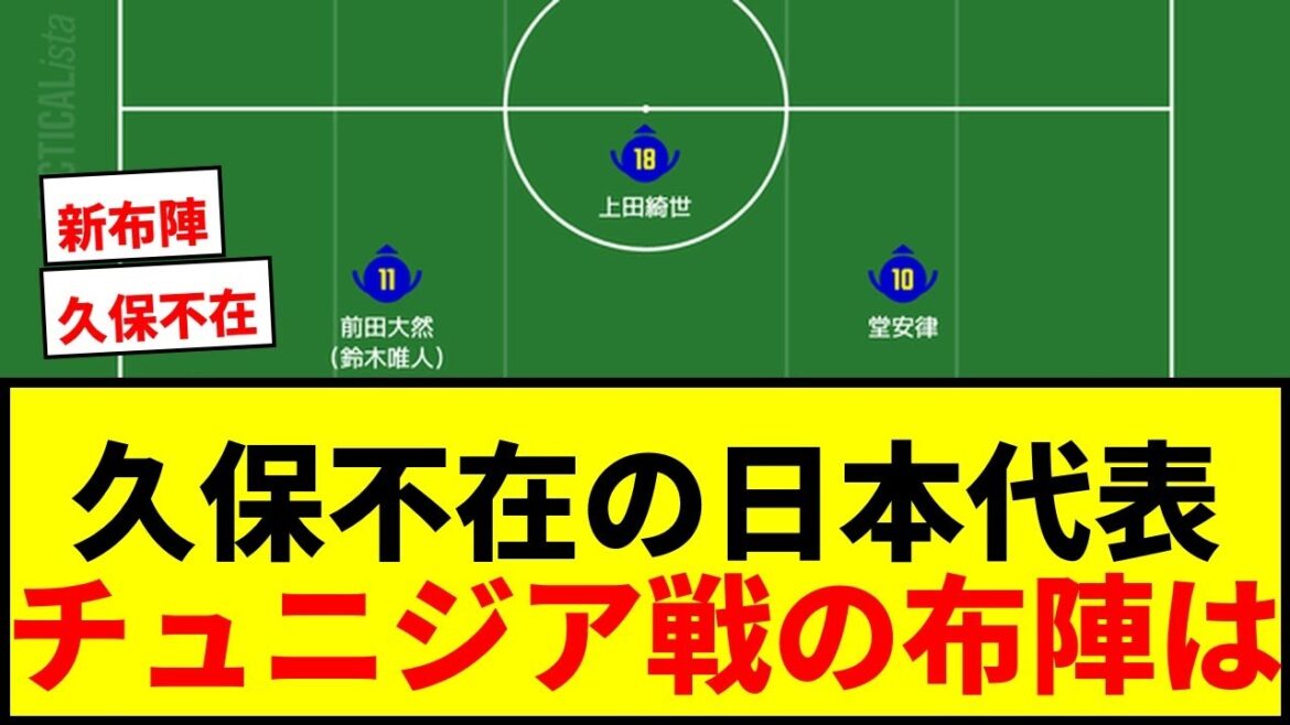 【日本代表】久保建英不在のチュニジア戦!シャドーは堂安律&前田大然か?右WB菅原由勢先発予想に期待の声! 【日本代表】久保建英不在のチュニジア戦!シャドーは堂安律&前田大然か?右WB菅原由勢先発予想に期待の声!
