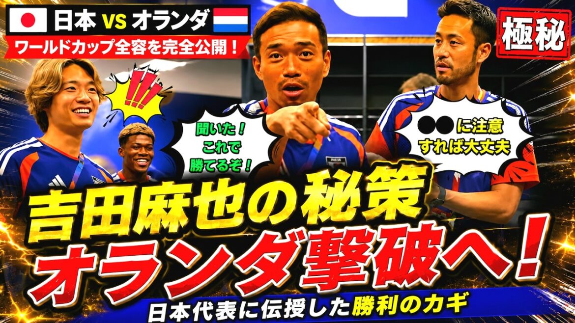 【永久保存版】オランダ戦のすべて！激闘の裏にあった久保建英、吉田麻也の秘策とは・・・