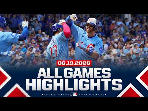 Highlights from ALL GAMES on 6/19 (Cam Schlittler K’s 13 BATTERS, Cubs score 16 RUNS and MORE!)