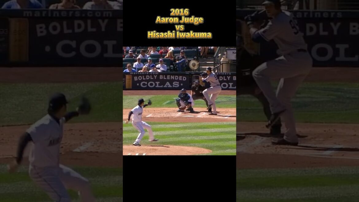Aaron Judge vs Hisashi Iwakuma 2016 MLB all pitch NewYork Yankees アーロン・ジャッジ #shorts