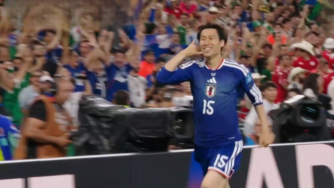 鎌田大地のゴール Daichi Kamada Goal, Tunisia vs Japan , Fifa World Cup 2026