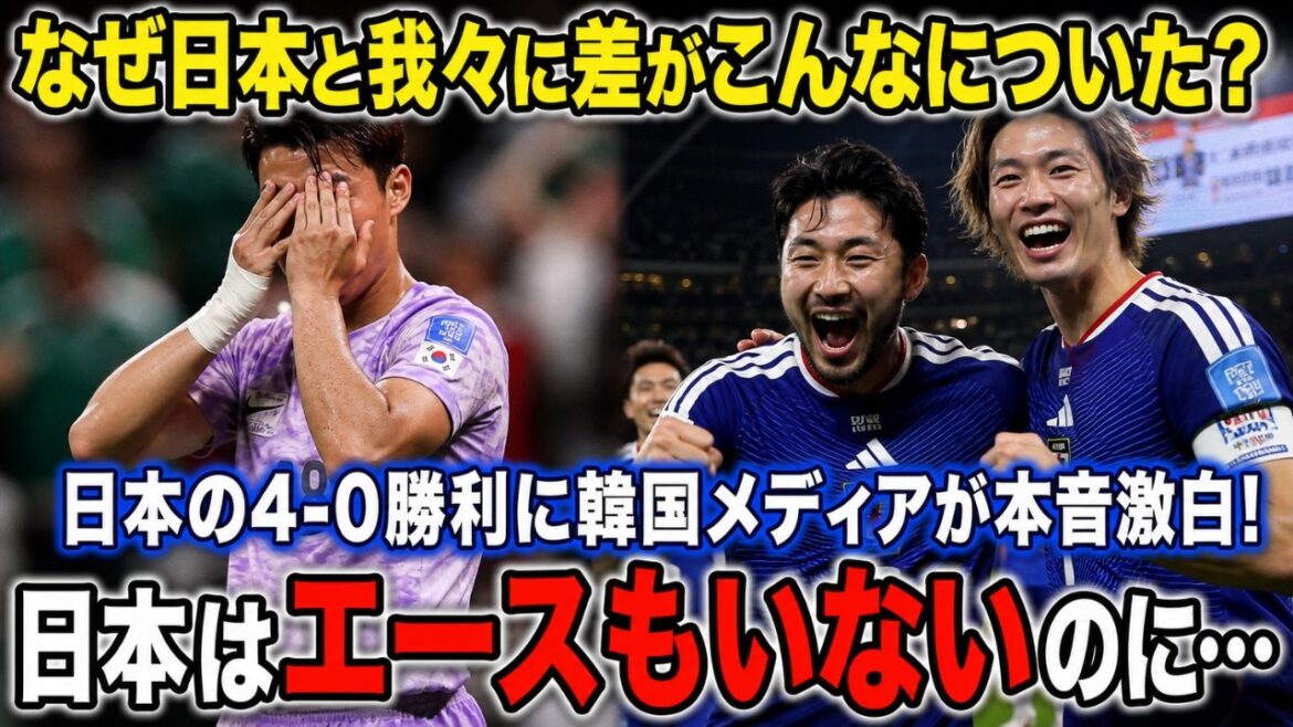 【海外の反応】「我々と日本は可成り異なる場所にいる」三笘・久保不在でも6得点の日本代表に韓国紙が衝撃!韓国代表との差に韓国メディアが本音激白! 【海外の反応】「我々と日本は可成り異なる場所にいる」三笘・久保不在でも6得点の日本代表に韓国紙が衝撃!韓国代表との差に韓国メディアが本音激白!