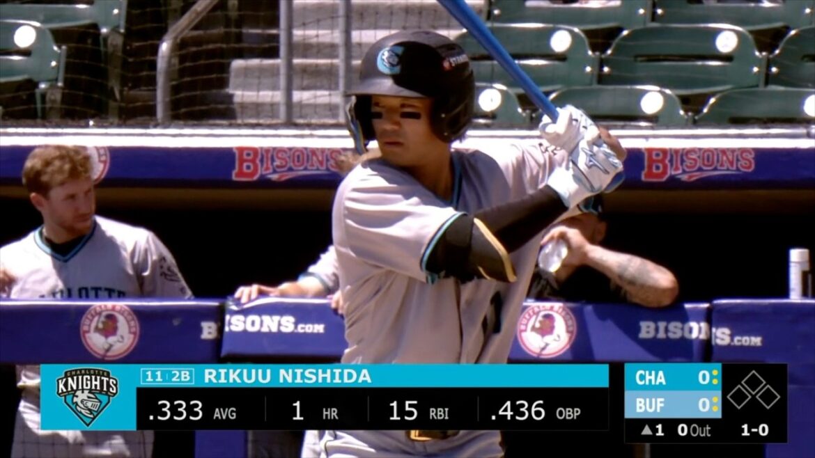 【西田陸浮】 2026/06/21 vsブルージェイズ3A 全打席 シカゴ・ホワイトソックス Rikuu Nishida Chicago White Sox #村上宗隆 #東北高校