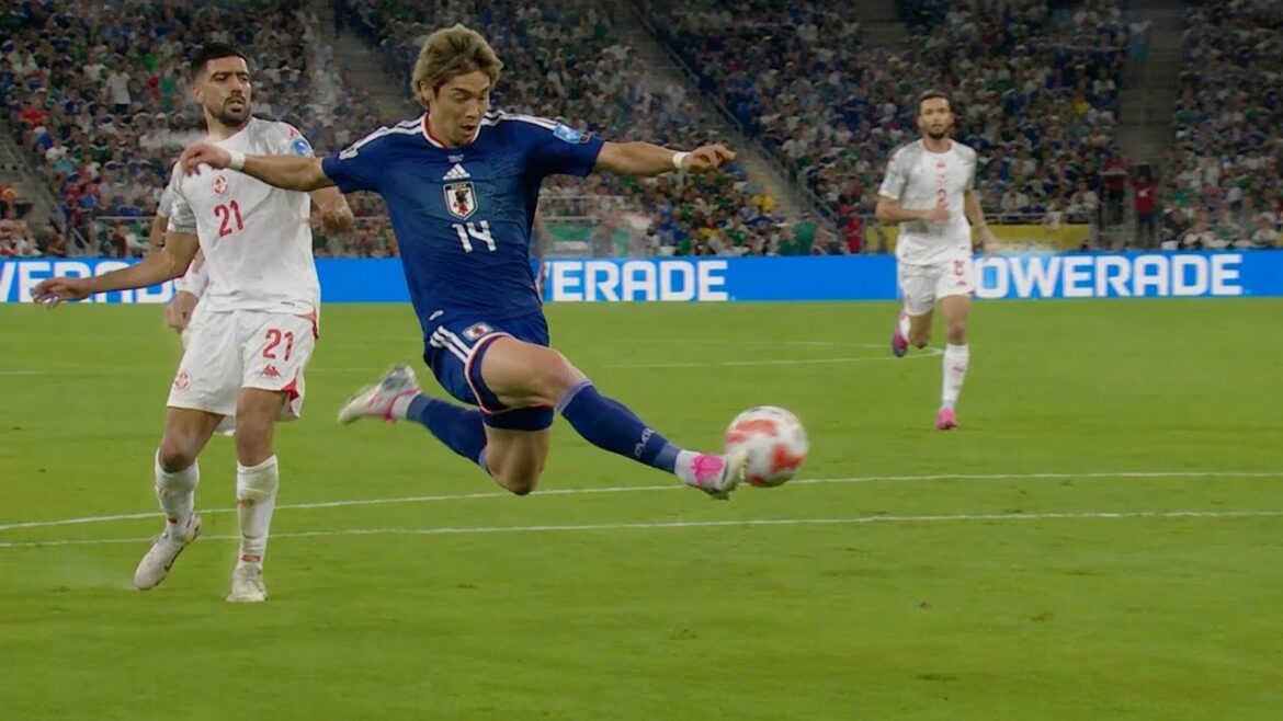 Junya Ito Goal | 伊東純也 ゴール | Japan vs Tunisia 3-0 | 日本 vs チュニジア | Fifa World Cup 2026 Group F