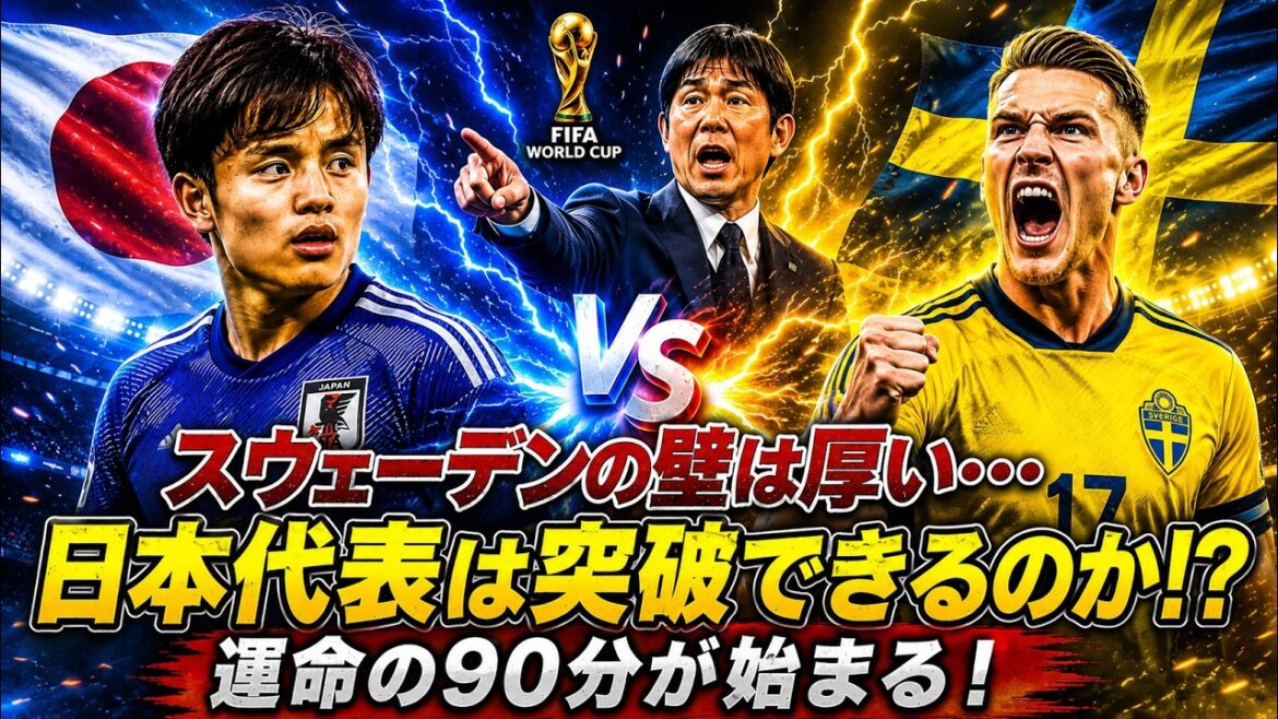 【海外騒然】日本代表はスウェーデンの壁を越えられるのか!?運命の大一番に世界がj注目! 【海外騒然】日本代表はスウェーデンの壁を越えられるのか!?運命の大一番に世界がj注目!