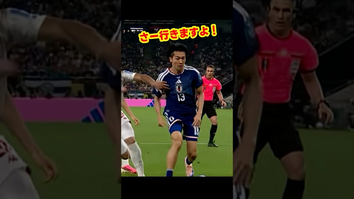 一致団結だ！サッカー日本代表がワールドカップでチュニジア相手に鎌田大地、中村敬斗、田中碧、上田綺世がハイスピード攻撃でゴールを掻っ攫った日！ #サッカー #fifaワールドカップ2026